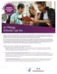 10 Things Schools Can Do (Teens) (PDF 1.19 MB)