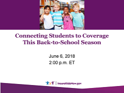 Connecting Students to Coverage This Back-to-School Season